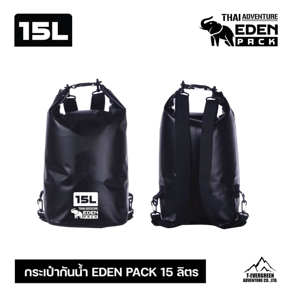 กระเป๋ากันน้ำ THAI ADVENTURE รุ่น EDEN PACK 15 ลิตร สีเขียว